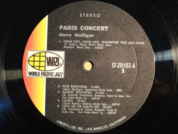 Paris Concert - Mulligan, Gerry