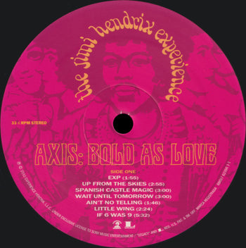 Axis Bold As Love - Hendrix, Jimi