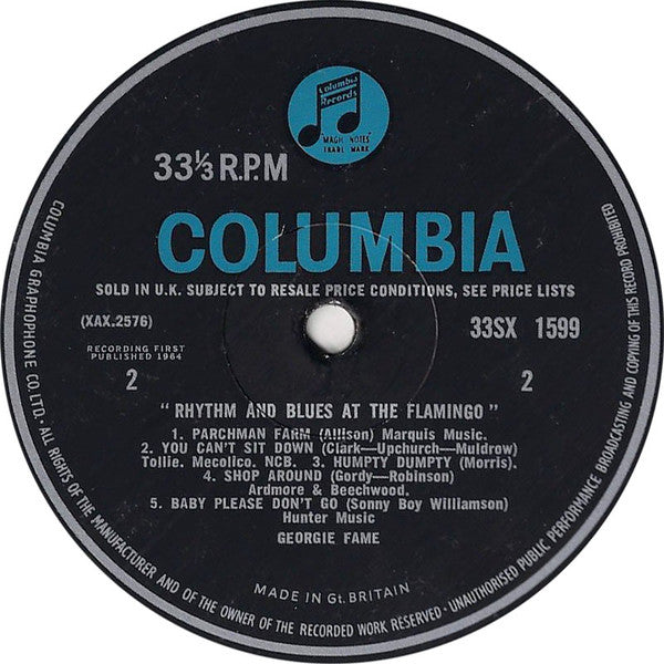 Rhythm And Blues At The Flamingo - Fame, Georgie