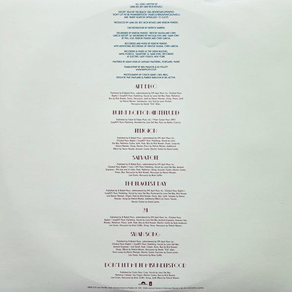 Honeymoon - Del Rey, Lana
