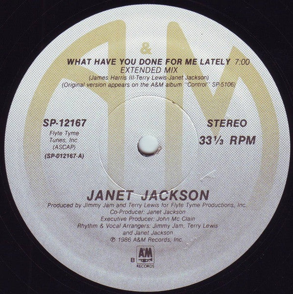 What Have You Done For Me Lately - Jackson, Janet