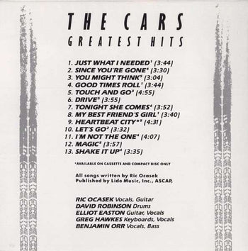 The Cars Greatest Hits - Cars, The