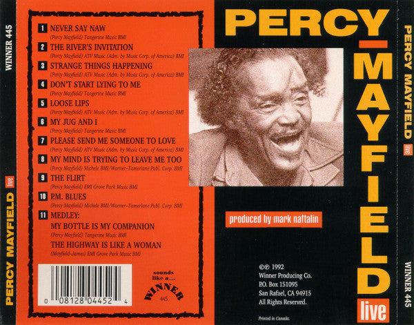 Live - Mayfield, Percy