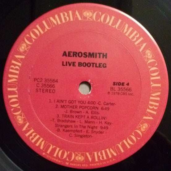 Live Bootleg - Aerosmith