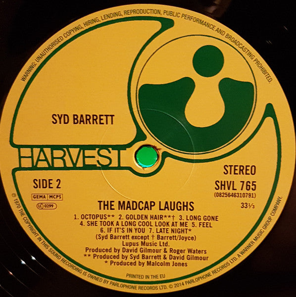The Madcap Laughs [Vinyl] - Syd Barrett