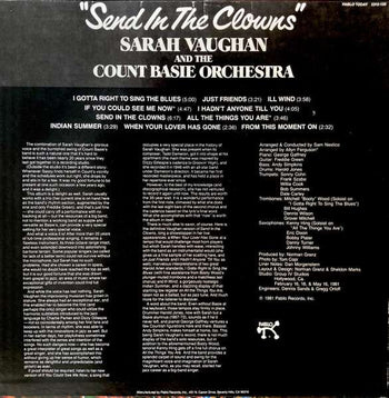 Send In The Clowns - Vaughan, Sarah