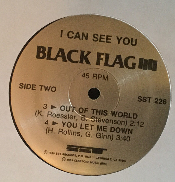 I Can See You - Black Flag
