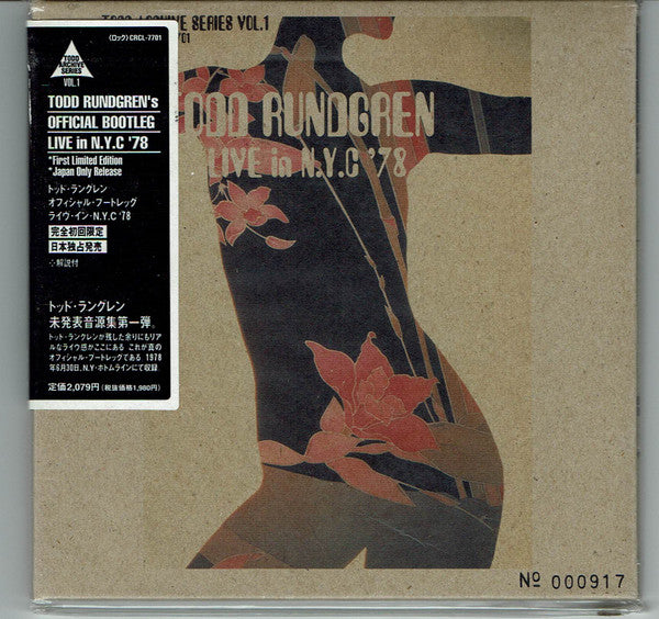 Live In N.Y.C '78 - Rundgren, Todd