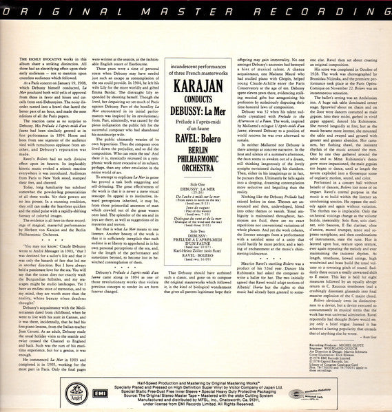 Bolero · La Mer & Prélude À L'Après-midi D'Un Faun - Karajan, Herbert von