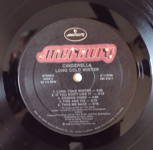 Long Cold Winter - Cinderella