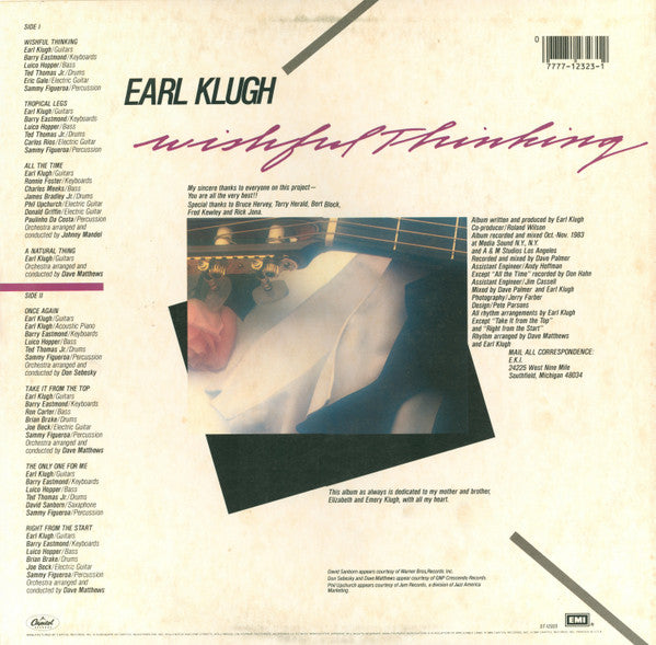 Wishful Thinking - Klugh, Earl