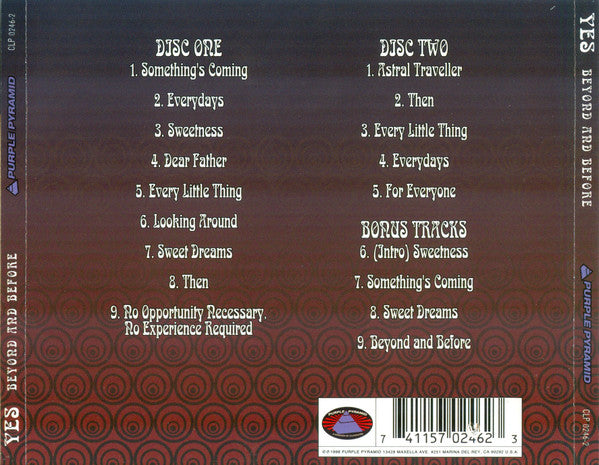 Beyond & Before: Bbc 1969 - 1970 - Yes
