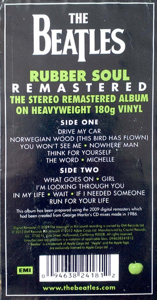 Rubber Soul [Reissue] [Remastered] [180 Gram] - The Beatles