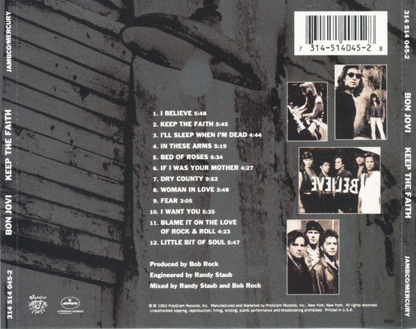 Keep The Faith - Bon Jovi