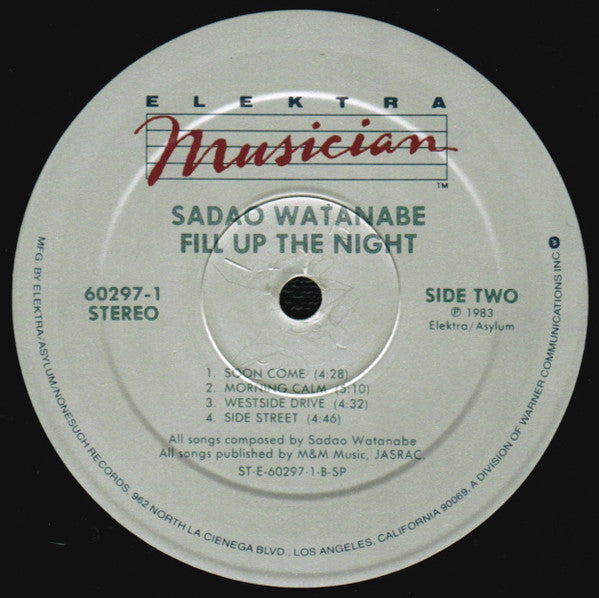 Fill Up The Night - Watanabe, Sadao