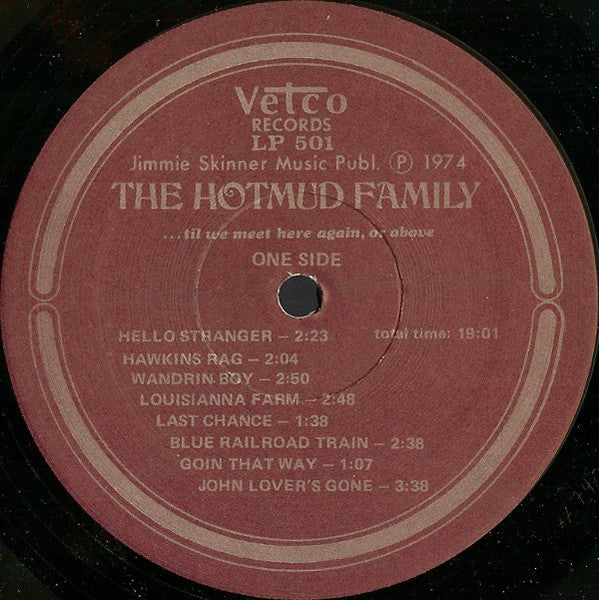 ...Til We Meet Here Again, Or Above - Hotmud Family,