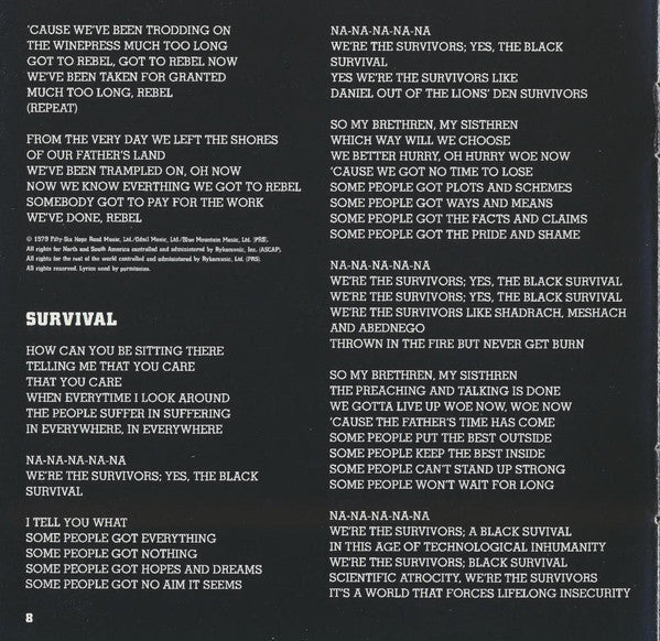 Survival - Marley, Bob & Wailers
