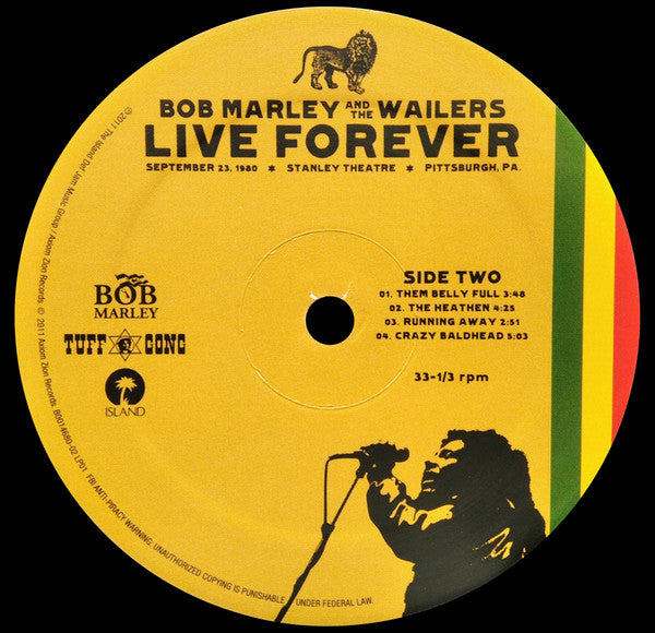 Live Forever (The Stanley Theatre, Pittsburgh, PA, - Marley, Bob & The Wailers