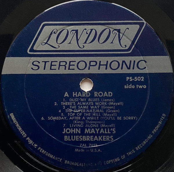 A Hard Road - Mayall, John & The Bluebreakers