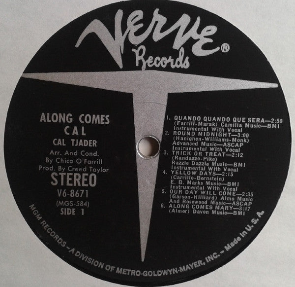 Along Comes Cal - Tjader, Cal