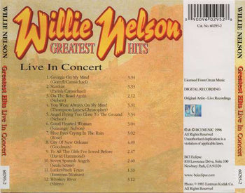 Greatest Hits Live In Concert - Nelson, Willie