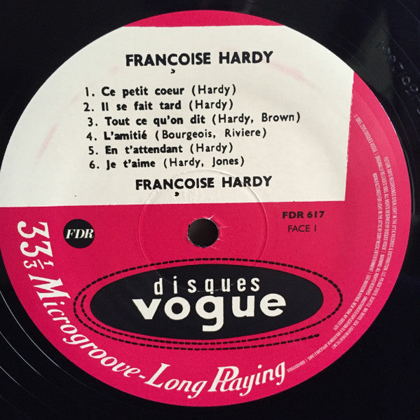 L'Amitié - Hardy, Francoise