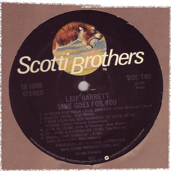 Same Goes For You - Garrett, Leif