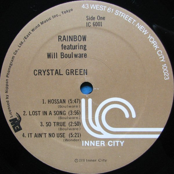 Crystal Green - Rainbow / Boulware, Will
