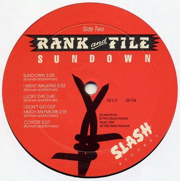 Sundown - Rank & File