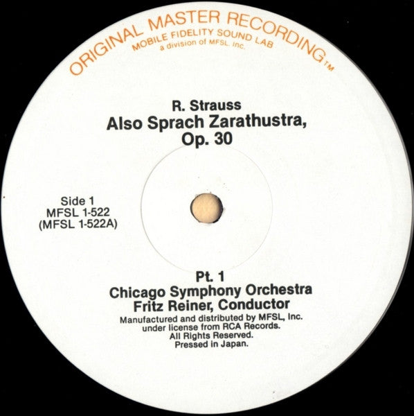 Also Sprach Zarathustra - Reiner, Fritz