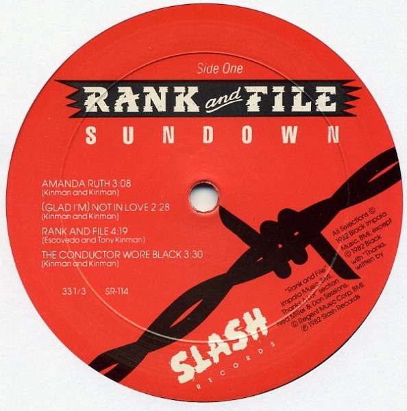 Sundown - Rank & File