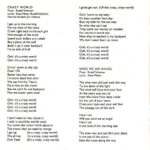 Crazy World - Scorpions