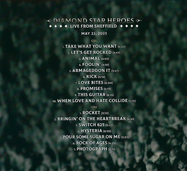Diamond Star Heroes: Live From Sheffield - Def Leppard