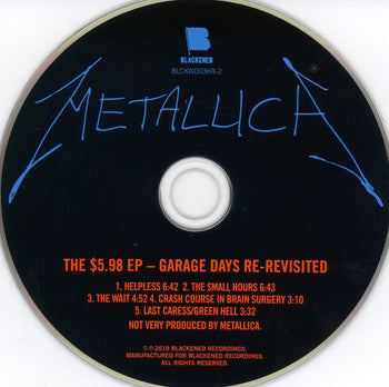 The $5.98 Ep - Garage Days Re-Revisited - Metallica