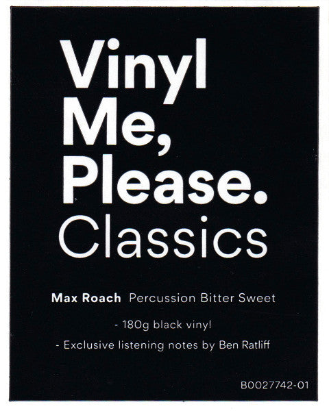 Percussion Bitter Sweet - Roach, Max
