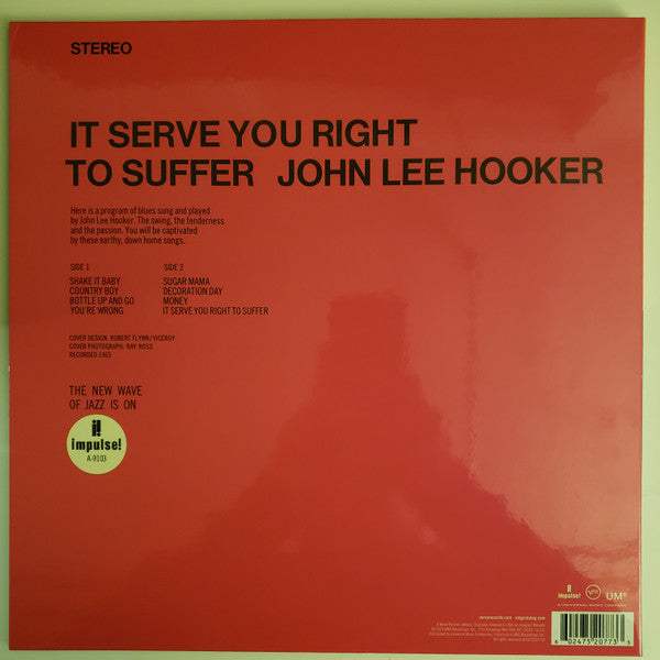 It Serve You Right To Suffer - Hooker, John Lee