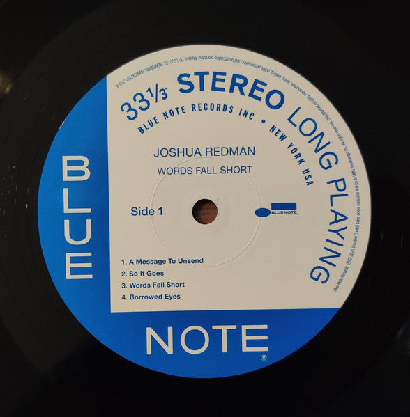 Words Fall Short - Redman, Joshua