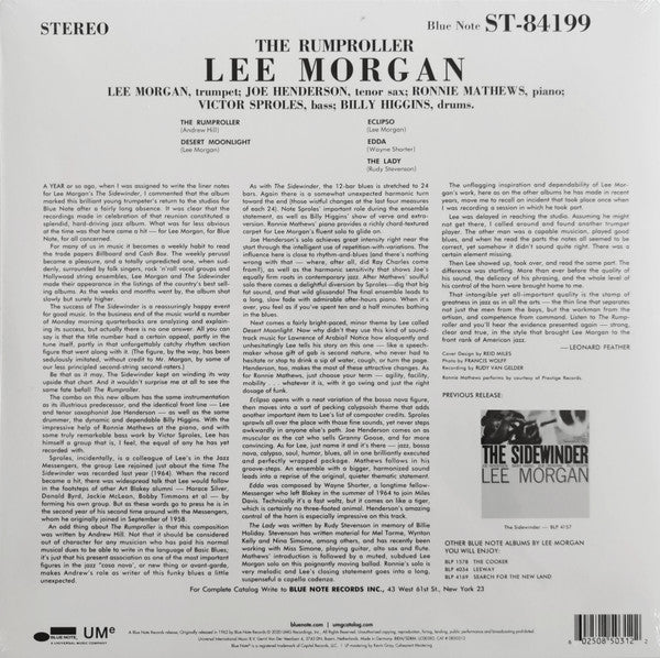 The Rumproller - Morgan, Lee