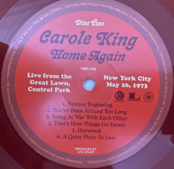 Home Again - King, Carole