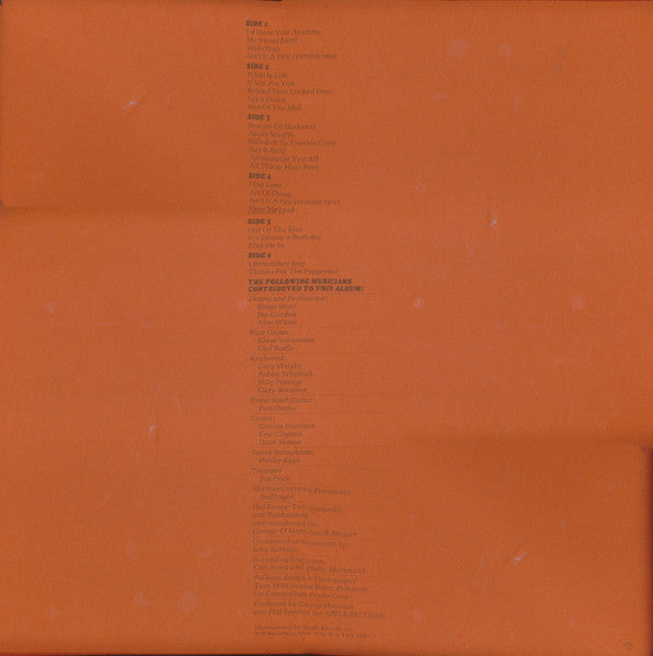 All Things Must Pass - Harrison, George