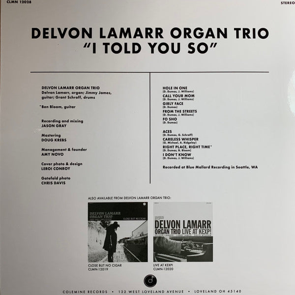 I Told You So - Lamarr, Delvon Organ Trio