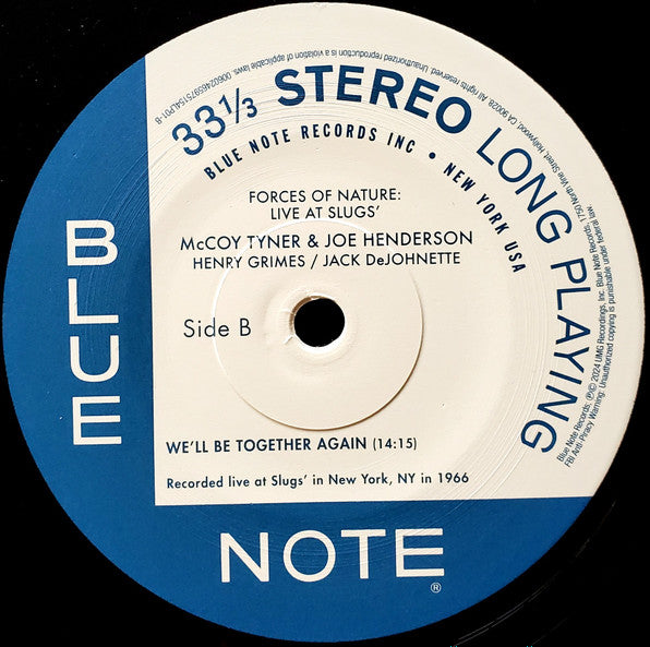 Forces Of Nature: Live At Slugs' - Tyner, McCoy / Henderson, Joe
