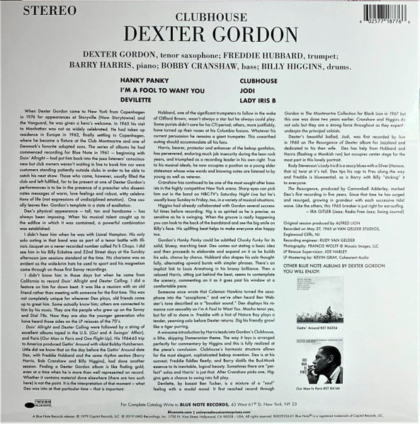 Clubhouse - Gordon, Dexter