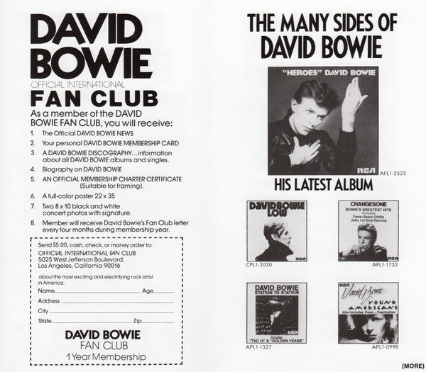 Low - Bowie, David