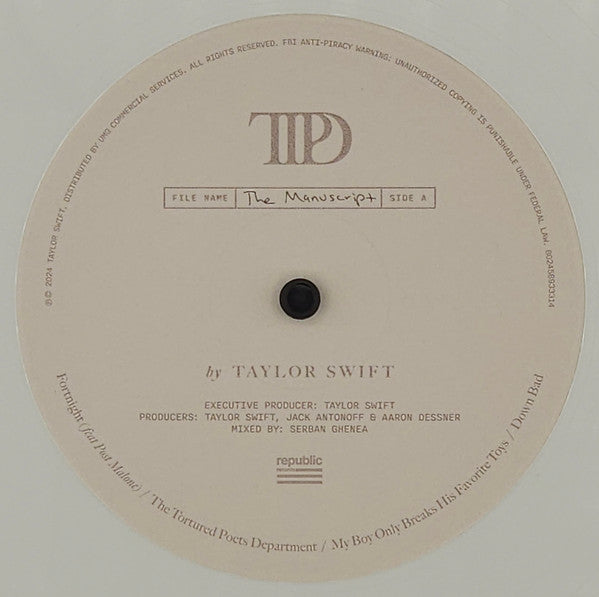 The Tortured Poets Department - Swift, Taylor