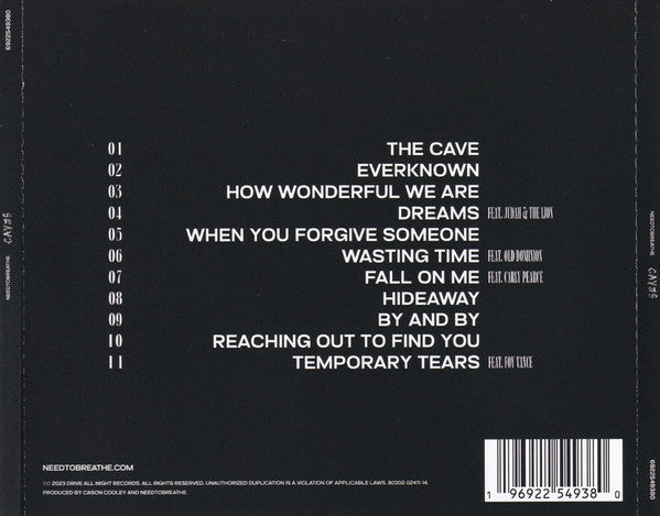 Caves - Needtobreathe