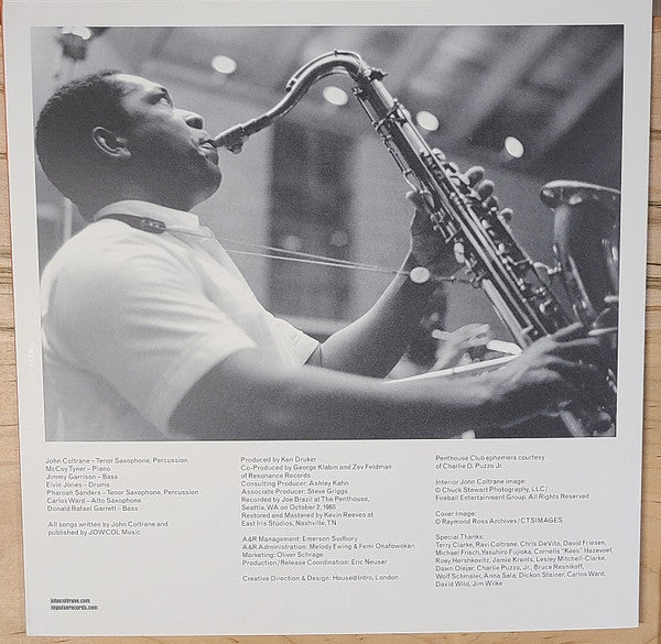 A Love Supreme: Live In Seattle - Coltrane, John