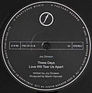 Love Will Tear Us Apart (2020 Remaster) - Joy Division