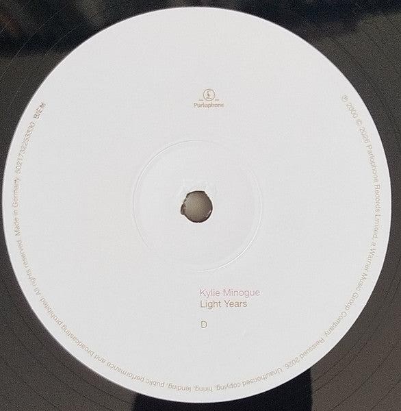 Light Years - Kylie Minogue [LP]