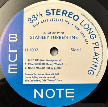 In Memory Of (Blue Note Tone Poet Edition) - Turrentine, Stanley